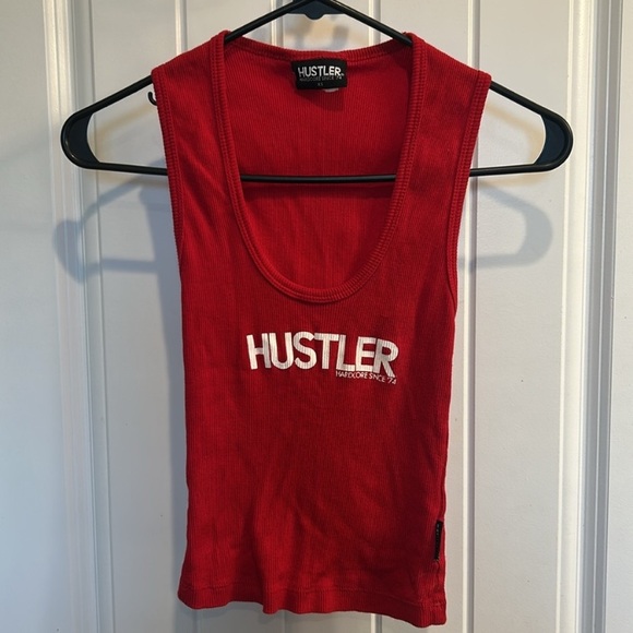ULTRA RARE Hustler Hollywood Tank - Larry Flint Era VTG - Picture 2 of 7